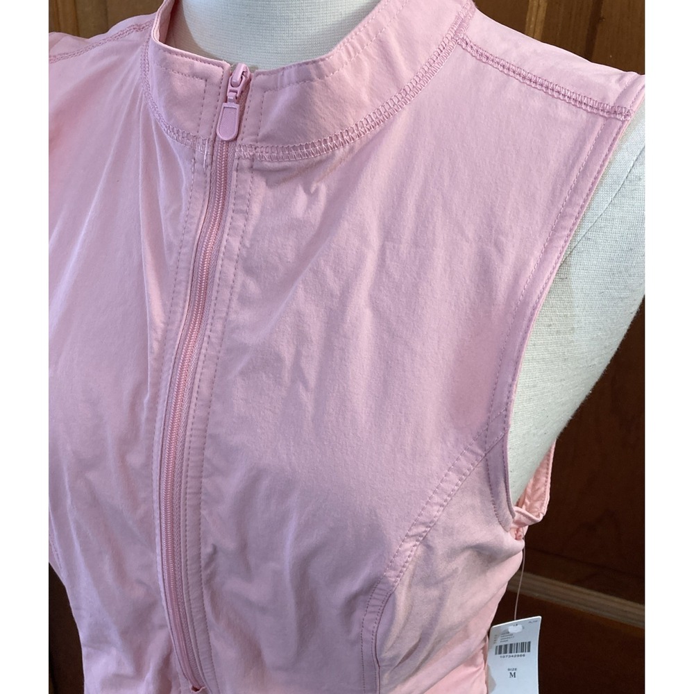 Anthropologie‎ Daily Practice Shirred Mini Dress Sz M NWT Pink Tennis Pickleball - Picture 4 of 8